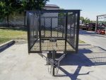 5x10 Straight Deck Utility Trailer 4ft Mesh Sides 3500lb Axle - Image 4