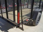 5x10 Straight Deck Utility Trailer 4ft Mesh Sides 3500lb Axle - Image 12