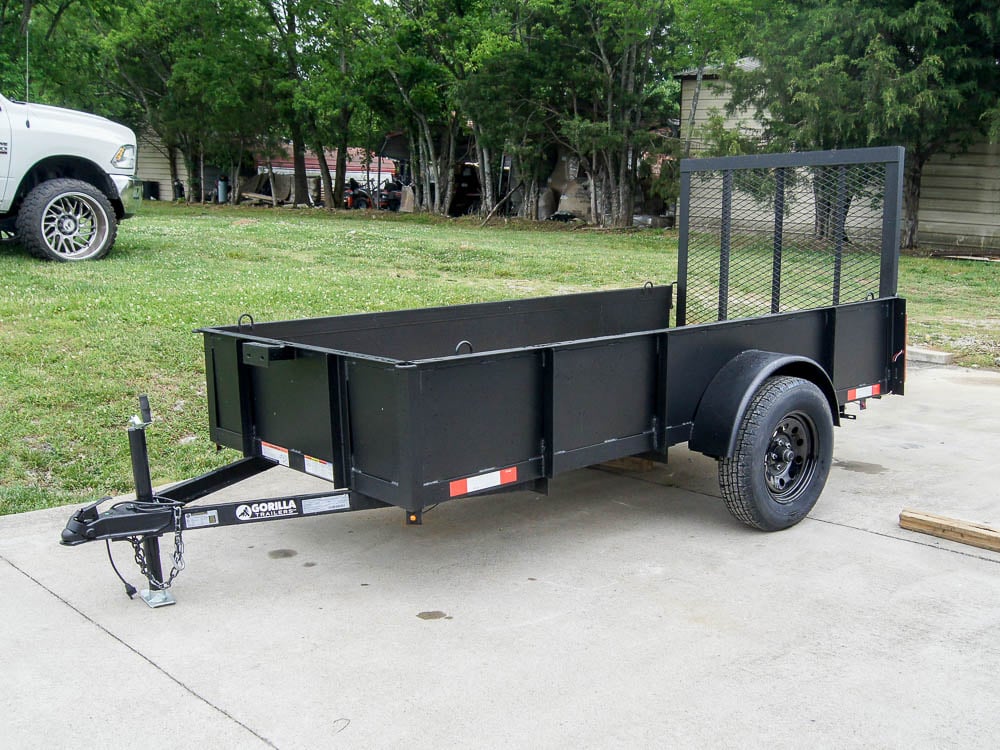 dsc00593_4 5x10 Utility Trailer with 18in Metal Sides 3500lb Axle - Image 1