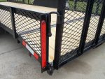 6.4x20 Utility Trailer with Side Gate and 18" Mesh (2) 3,500lb Axles - Image 14