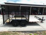 6.4x14 Dovetail Utility Open Deck Trailer (2) 3500 Axles Porta Potty and Portable Restroom - Image 7