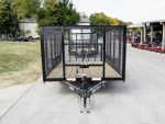 6.4x14 Dovetail Utility Trailer 4ft Mesh (2) 3500lb Axles - Image 2