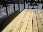 6.4x14 Dovetail Utility Trailer 4ft Mesh (2) 3500lb Axles - Image 14