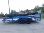7x16 Utility Trailer Dovetail Powder Coated (2) 3,500lb Axles 7K GVWR - Image 17
