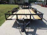 7x16 Utility Trailer Dovetail Powder Coated (2) 3,500lb Axles 7K GVWR - Image 2