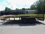 7x16 Utility Trailer Dovetail Powder Coated (2) 3,500lb Axles 7K GVWR - Image 3