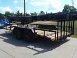 7x16 Utility Trailer Dovetail Powder Coated (2) 3,500lb Axles 7K GVWR - Image 4