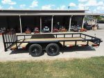 7x16 Utility Trailer Dovetail Powder Coated (2) 3,500lb Axles 7K GVWR - Image 7