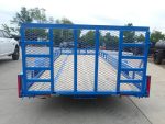 7x20 Heavy Duty Blue Straight Deck Utility Trailer (2) 5,200lb Axles with Brakes - Image 9