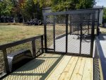 5x8 Straight Deck Utility Trailer with 2ft Mesh Side 3500lb Axle - Image 10