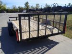 7x14 Dovetail Utility Trailer 3,500lb Axle with Brake - Image 5