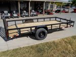 7x14 Dovetail Utility Trailer 3,500lb Axle with Brake - Image 6
