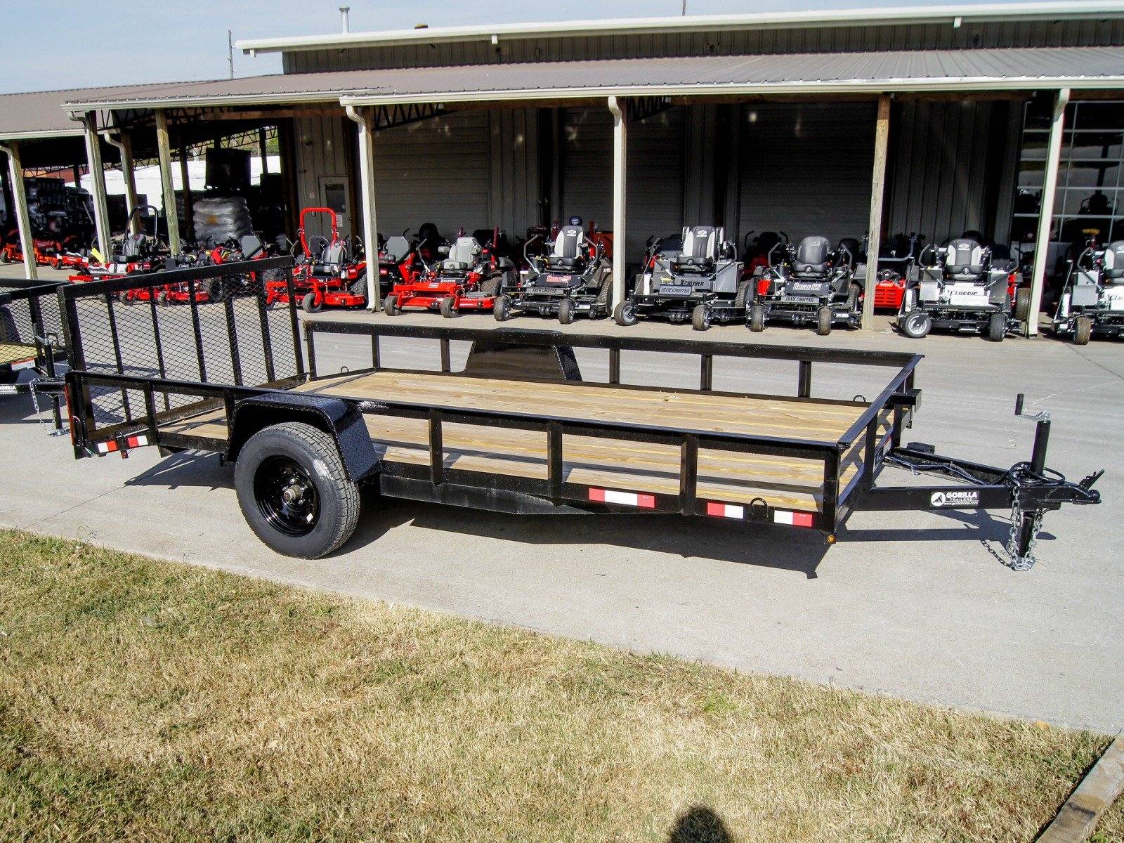dsc01043_6 7x14 Dovetail Utility Trailer 3,500lb Axle with Brake - Image 1