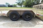 7x14 Straight Deck Tube Top Utility Trailer (2) 3,500lb Axles - Image 4