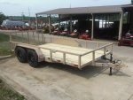 7x14 Straight Deck Tube Top Utility Trailer (2) 3,500lb Axles - Image 9