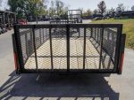 6.4x12 Dovetail Utility Trailer 2ft Mesh Side 3,500lb Axle - Image 5