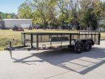 6.4x16 Dovetail Utility Trailer 2ft Mesh (2) 3500lb Axles 7K GVWR - Image 2