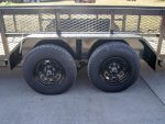 6.4x16 Dovetail Utility Trailer 2ft Mesh (2) 3500lb Axles 7K GVWR - Image 15