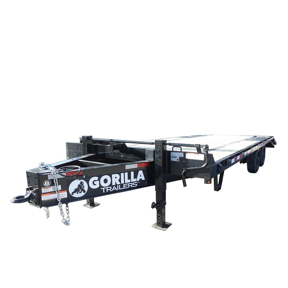 dsc01834-3_7337ba47-612b-45d6-9283-1018ecde811c 8.5x25 IBeam Deckover Dovetail Trailer (2) 10K Axles King Kong Ramps 20K GVWR - Image 1