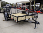 6.4x12 Dovetail Utility Trailer with 1ft Mesh Sides 3,500lb Axle - Image 9
