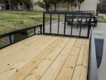 6.4x12 Dovetail Utility Trailer with 1ft Mesh Sides 3,500lb Axle - Image 12