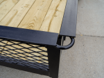 6.4x12 Dovetail Utility Trailer with 1ft Mesh Sides 3,500lb Axle - Image 13