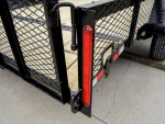 6.4x12 Dovetail Utility Trailer with 1ft Mesh Sides 3,500lb Axle - Image 17