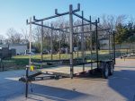6.4 x 16 Straight Deck Tandem Axle Utility Trailer w/ 6ft Ladder Racks - Image 8