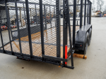 6.4x14 Dovetail Utility Trailer with 4ft Rails (2) 3500lb Axles - Image 13