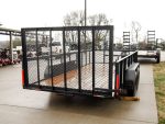 6.4x16 Straight Deck Utility Trailer with 2ft Mesh Sides Tall Gate 7K GVWR - Image 6