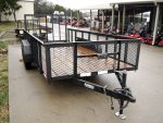 6.4x16 Straight Deck Utility Trailer with 2ft Mesh Sides Tall Gate 7K GVWR - Image 9
