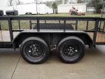 6.4x16 Straight Deck Utility Trailer with 2ft Mesh Sides Tall Gate 7K GVWR - Image 13