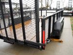6.4x16 Straight Deck Utility Trailer with 2ft Mesh Sides Tall Gate 7K GVWR - Image 15