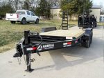 7x14 IBeam Equipment Trailer (2) 7K Axles with Stand-Up Ramps 14K GVWR - Image 2