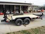 7x14 IBeam Equipment Trailer (2) 7K Axles with Stand-Up Ramps 14K GVWR - Image 8