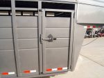 20ft Charcoal Gooseneck Livestock Cattle Trailer (2) 7K Axles 14K GVWR - Image 16