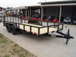 6.4x16 Tube Top Dovetail Utility Trailer (2) 3,500lb Axles 7K GVWR - Image 8