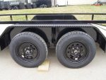 6.4x16 Tube Top Dovetail Utility Trailer (2) 3,500lb Axles 7K GVWR - Image 14