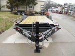 7x22 IBEAM Equipment Trailer (2) 7K Axles Stand-Up Ramps 14K GVWR - Image 2