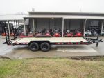 7x22 IBEAM Equipment Trailer (2) 7K Axles Stand-Up Ramps 14K GVWR - Image 7