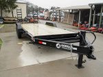 7x22 IBEAM Equipment Trailer (2) 7K Axles Stand-Up Ramps 14K GVWR - Image 8
