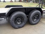 7x22 IBEAM Equipment Trailer (2) 7K Axles Stand-Up Ramps 14K GVWR - Image 14