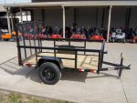 5x8 Straight Deck Utility Trailer with 2ft Side Rails 3500lb Axle - Image 7