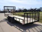 7x20 Dovetail Utility Trailer (2) 3,500lb Axles with Elevated Basket - Image 5