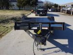 7x18 Steel Floor Car Hauler (2) 3500lb Axle w/ Brake and Ramps - Image 2