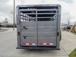 24ft Charcoal Gooseneck Livestock Cattle Trailer (2) 7K Axles 14K GVWR - Image 7