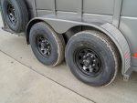 24ft Charcoal Gooseneck Livestock Cattle Trailer (2) 7K Axles 14K GVWR - Image 12