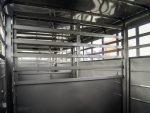 24ft Charcoal Gooseneck Livestock Cattle Trailer (2) 7K Axles 14K GVWR - Image 14