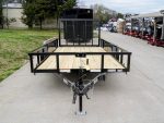 6.4x14 Straight Deck Tube Top Off Road Utility Trailer (2) 3,500lb Axles - Image 2