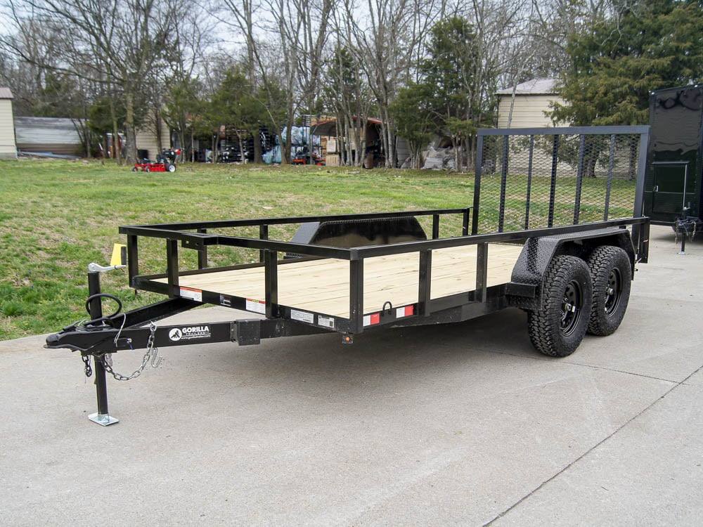dsc03971 6.4x14 Straight Deck Tube Top Off Road Utility Trailer (2) 3,500lb Axles - Image 1